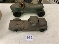 2 VINTAGE CARS ROADSTER KIDDIE HUBLEY