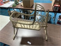 Antique Metal Baby/Doll Cradle