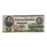 1862 $1 LEGAL TENDER UNITED STATES NOTE VF+