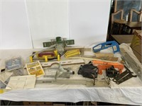 Miscellaneous woodworking tool lot