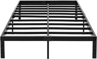 Queen Bed Frame  14in  Max 1000lb  Sturdy Steel