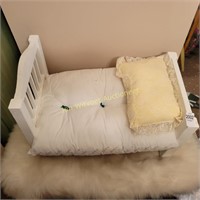 23.5" Doll Bed  Wood