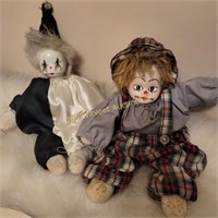 Classic Treasures Kendra Porcelain Clown  Doll