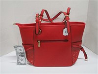 New lovely large red purse