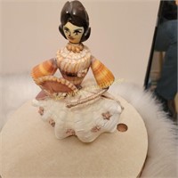 Hand  Crafted  Folk  Art Shell Doll