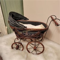 Antique Baby Doll Carriage Stroller
