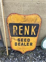 Metal Renk dealer sign
