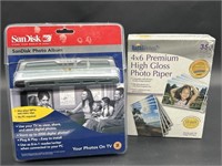 ScanDisk Photo Album & 4x6 High Gloss Photo Paper