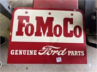 FORD GENUINE PARTS SIGN .