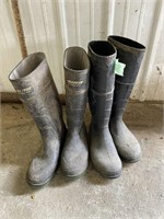 Size 11 and 12 rubber boots