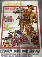 Vintage Movie Poster: John Wayne in Circus World