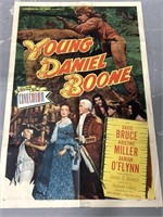 Vintage Young Daniel Boone Movie Poster