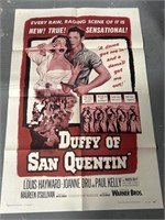 Vintage Movie Poster: Duffy of San Quentin