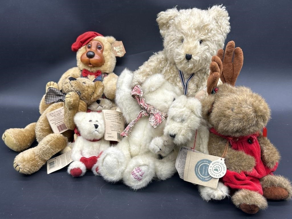 Selection of Boyd's Bears, 1 is Raikes Bear