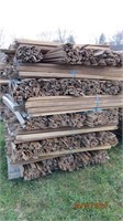 Tobacco Lathe Bundles on Pallet