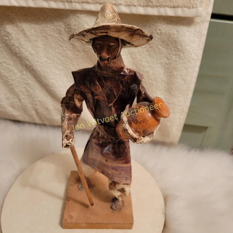 Vtg Handmade Mexican Paper Mache Folk Art