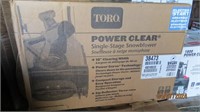 TORO Power Clear Snowblower-New in box-#38473