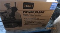 TORO Power Clear Snowblower-New in box-#38473