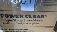TORO Power Clear Snowblower-New in box-#38473