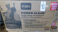 TORO Power Clear Snowblower-New in box-#38472