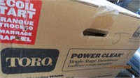 TORO Power Clear Snowblower-New in box-#38472