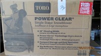 TORO Power Clear Snowblower-New in box-#38472