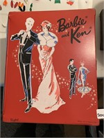 BARBIE AND KEN CASE AND HANGERS