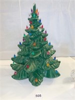 CERAMIC CHRISTMAS TREE 16" H