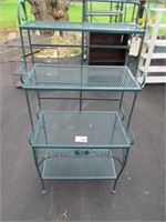 Heavy Duty Wrought Iron Shelving Unit