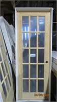 French Door-clear glass with Frame
