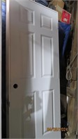 6-Panel Hollow Core Door with frame