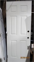 6-Panel Hollow Core Door with frame