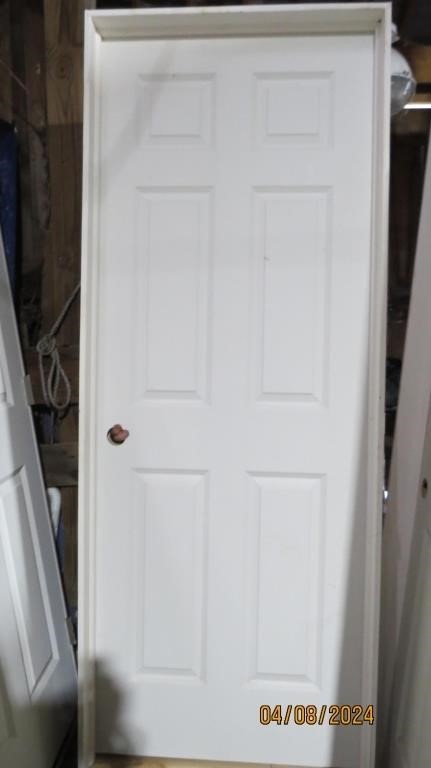 6-Panel Hollow Core Door with frame