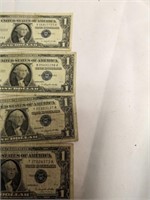 4 - 1957B One Dollar Silver Certificate