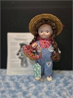 Porcelain Campbell's Kids Little Gardener doll