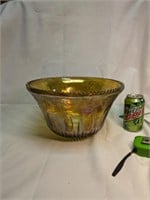 Indiana Carnival Glass Punch Bowl 13" dia