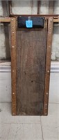 Vintage wooden mechanic creeper-head pad s