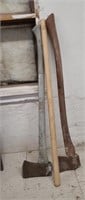 2 axes and ax handle