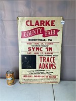 Clarke County Fair Trace Adkins Advertising