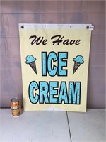 Ice Cream Sign from the Diner