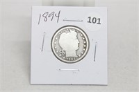 1894P Barber Quarter