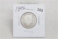 1896P Barber Quarter