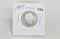 1897P Barber Quarter