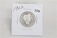 1902P Barber Quarter