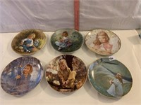 COLLECTOR PLATES 6 THOMAS UTZ - CHILDREN ETC.