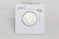 1907P Barber Quarter