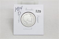 1914D Barber Quarter