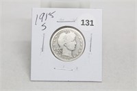 1915S Barber Quarter