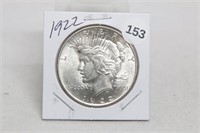 1922P Peace Dollar