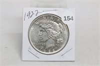 1922P Peace Dollar